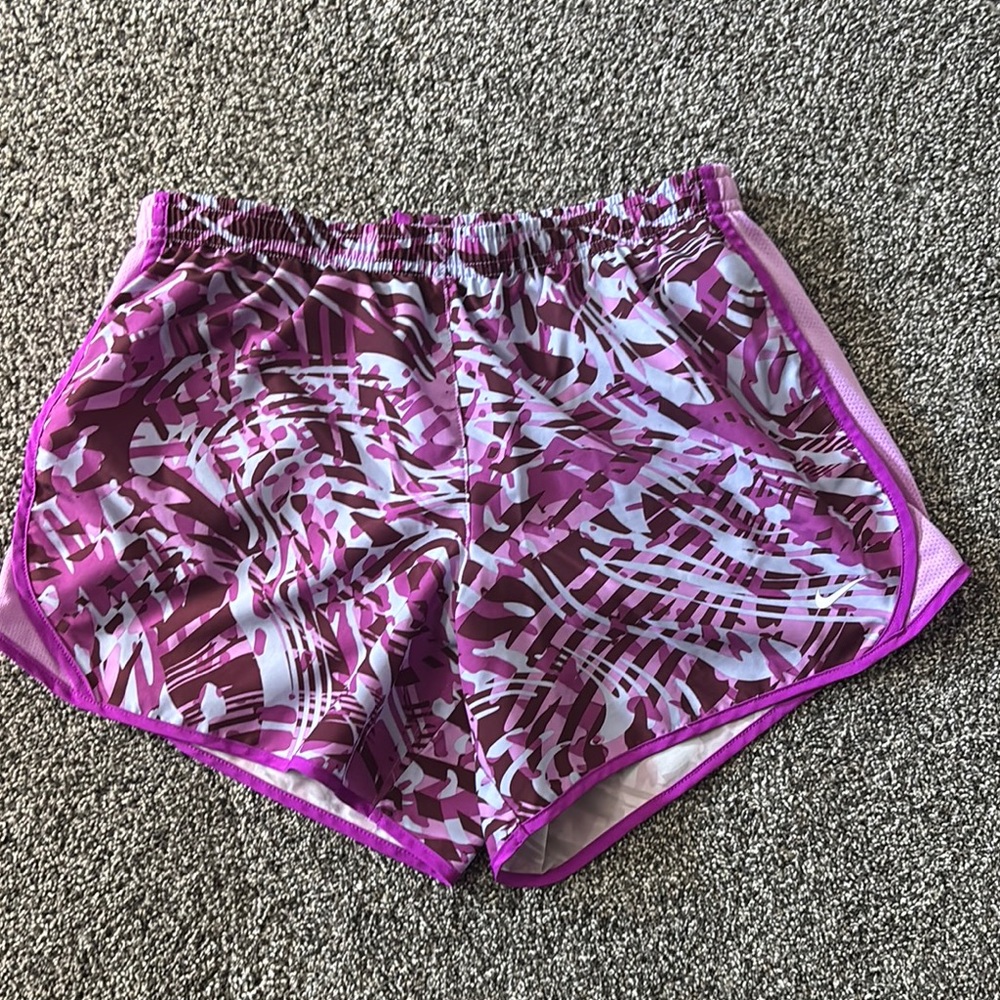Like NEW! Nike Purple and Pink Girl's Running Shorts- XL